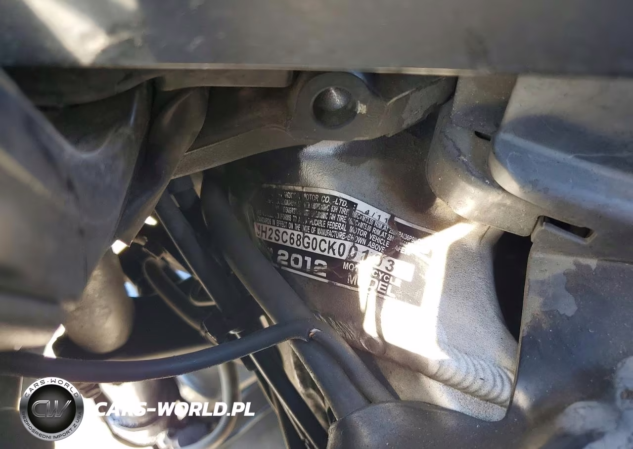 2012 Honda Gl1800 VIN:JH2SC68G0CK001038 - 9