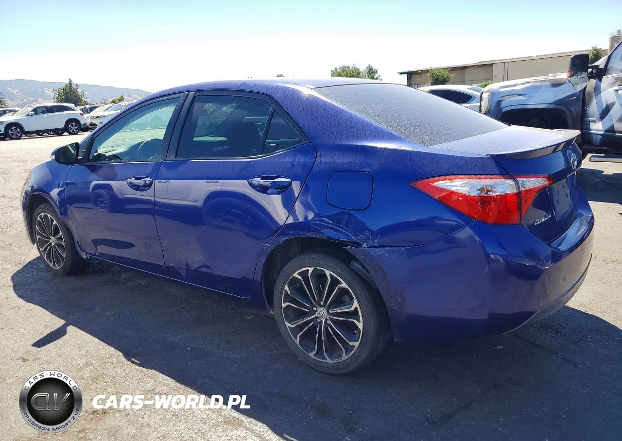 2015 Toyota Corolla S Plus VIN:5YFBURHE8FP315578 - 2