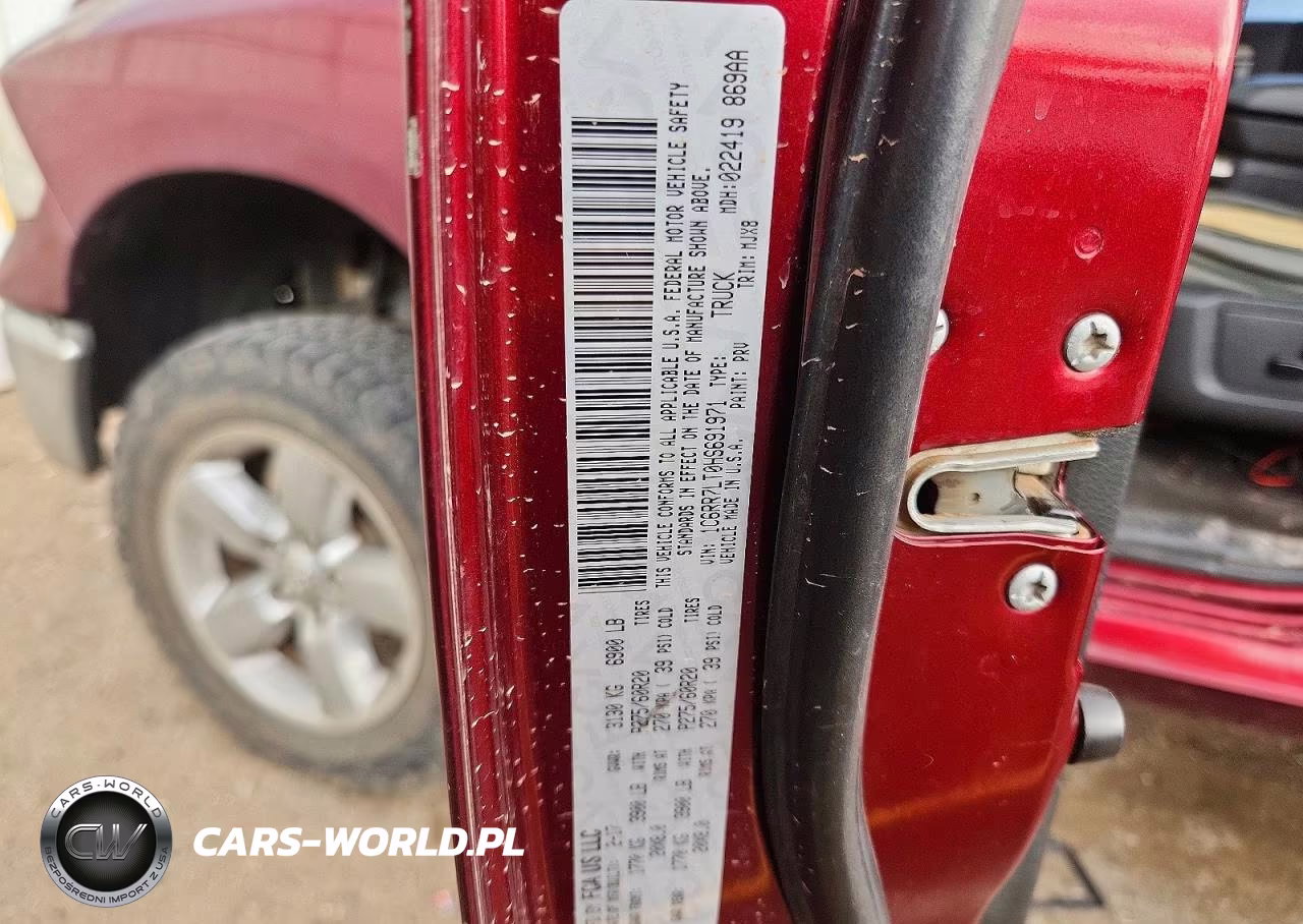 2017 Ram 1500 Slt VIN:1C6RR7LT0HS691971 - 12