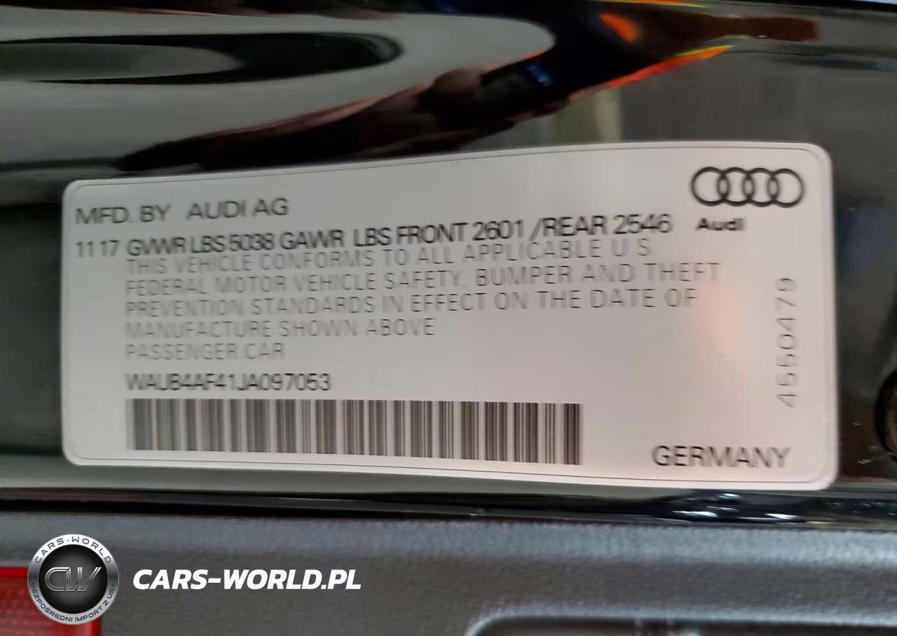 2018 Audi S4 Premium Plus VIN:WAUB4AF41JA097053 - 12