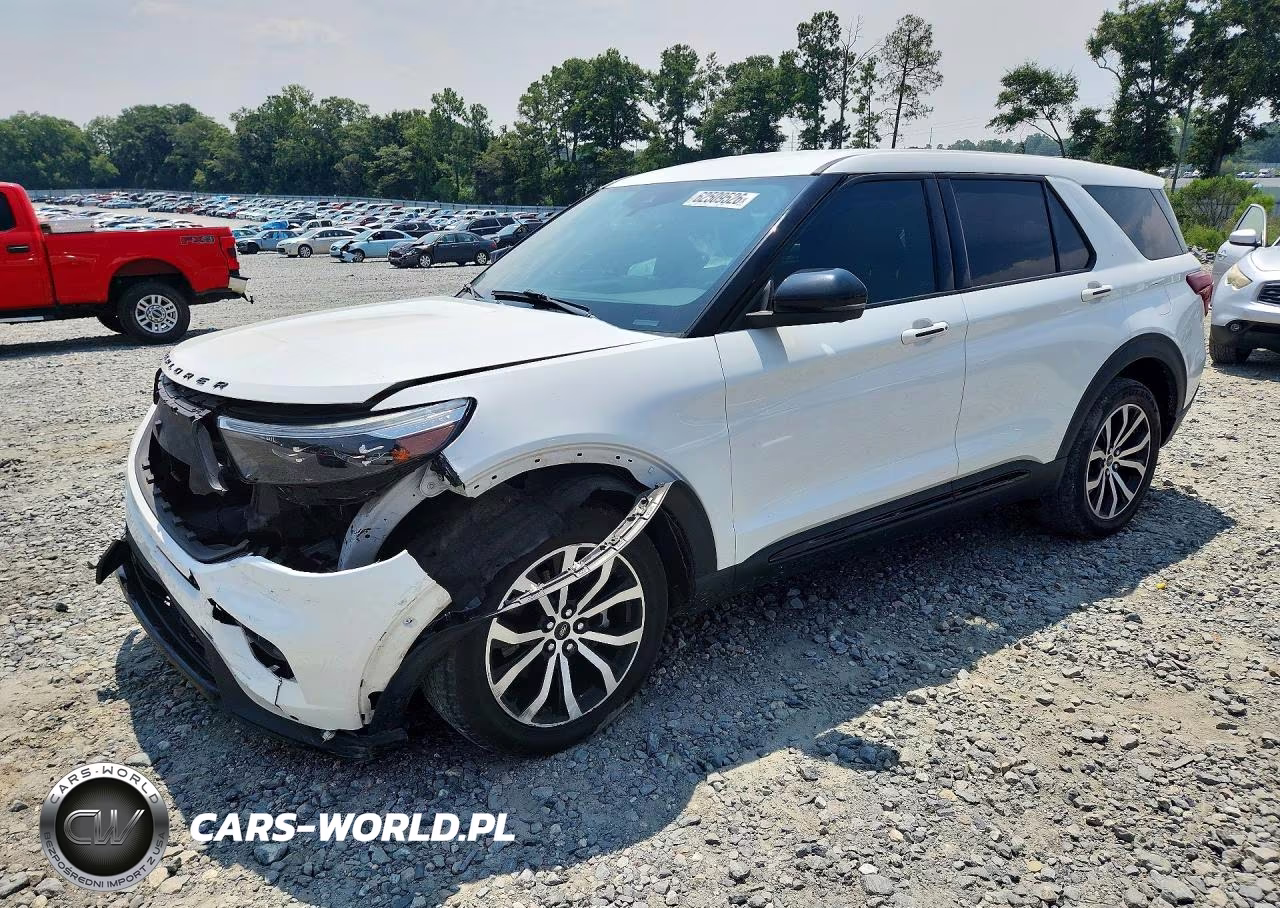 2021 Ford Explorer St VIN:1FM5K8GC5MGA71640 - 1