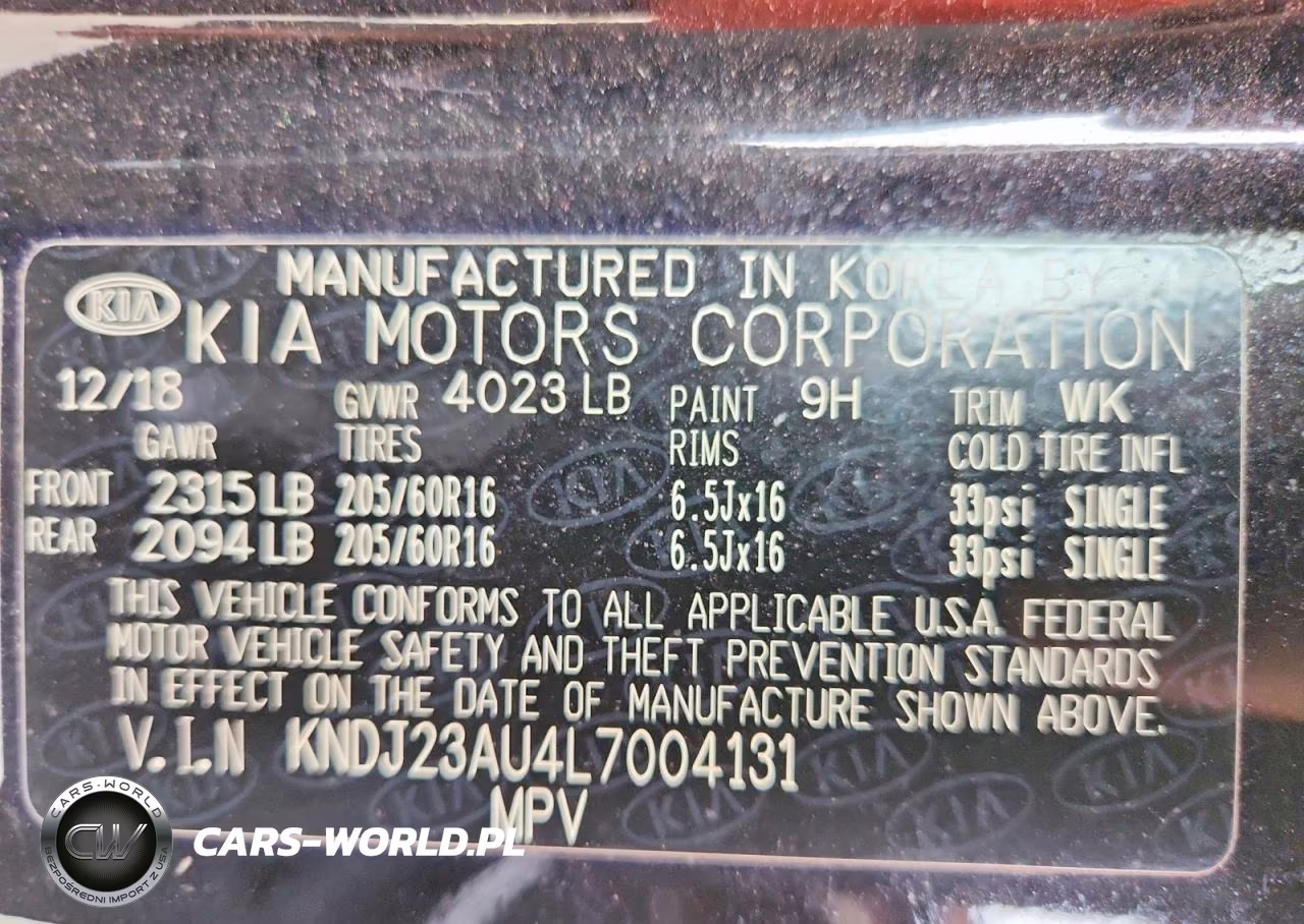 2020 Kia Soul Lx VIN:KNDJ23AU4L7004131 - 12