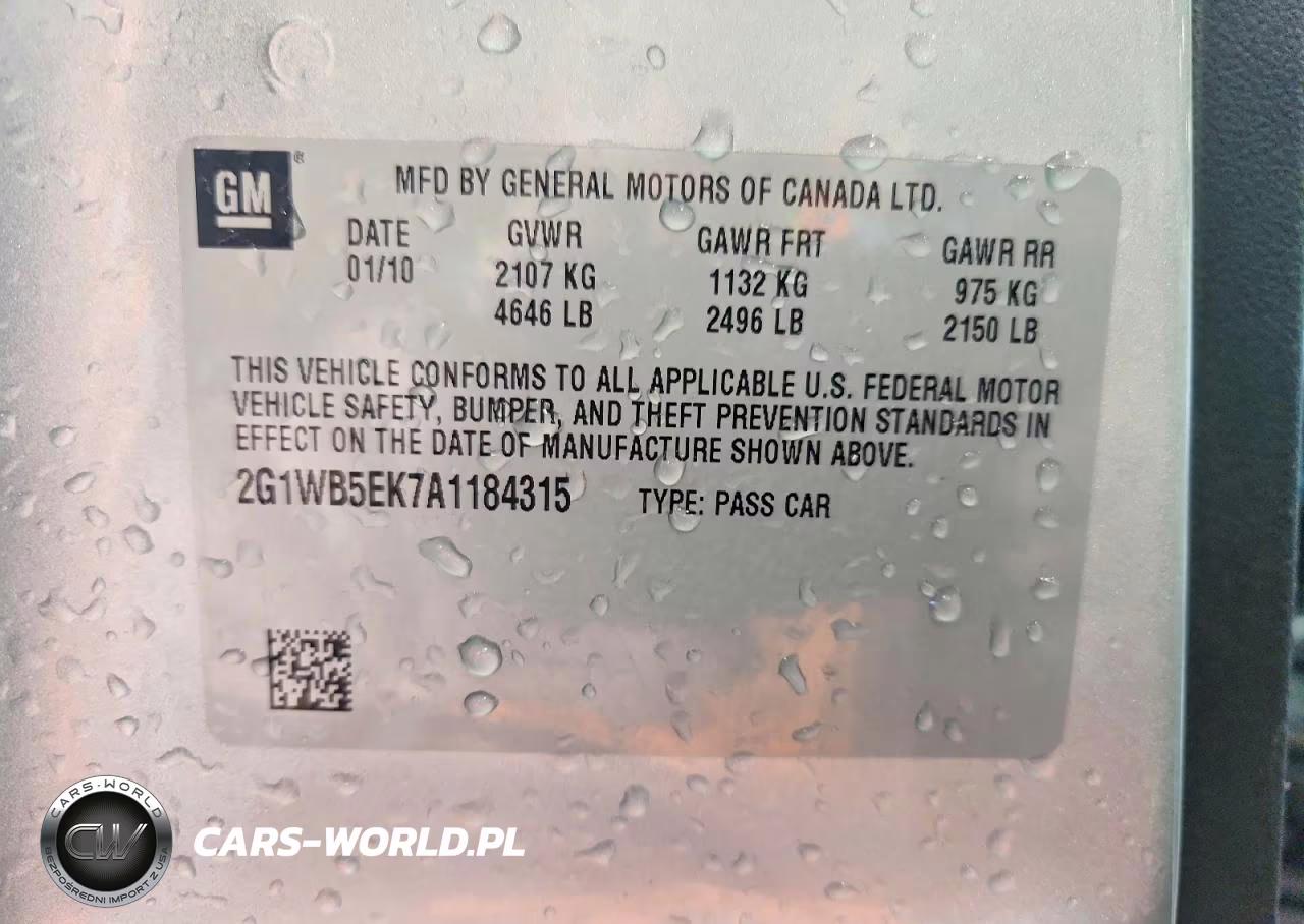 2010 Chevrolet Impala Lt VIN:2G1WB5EK7A1184315 - 12