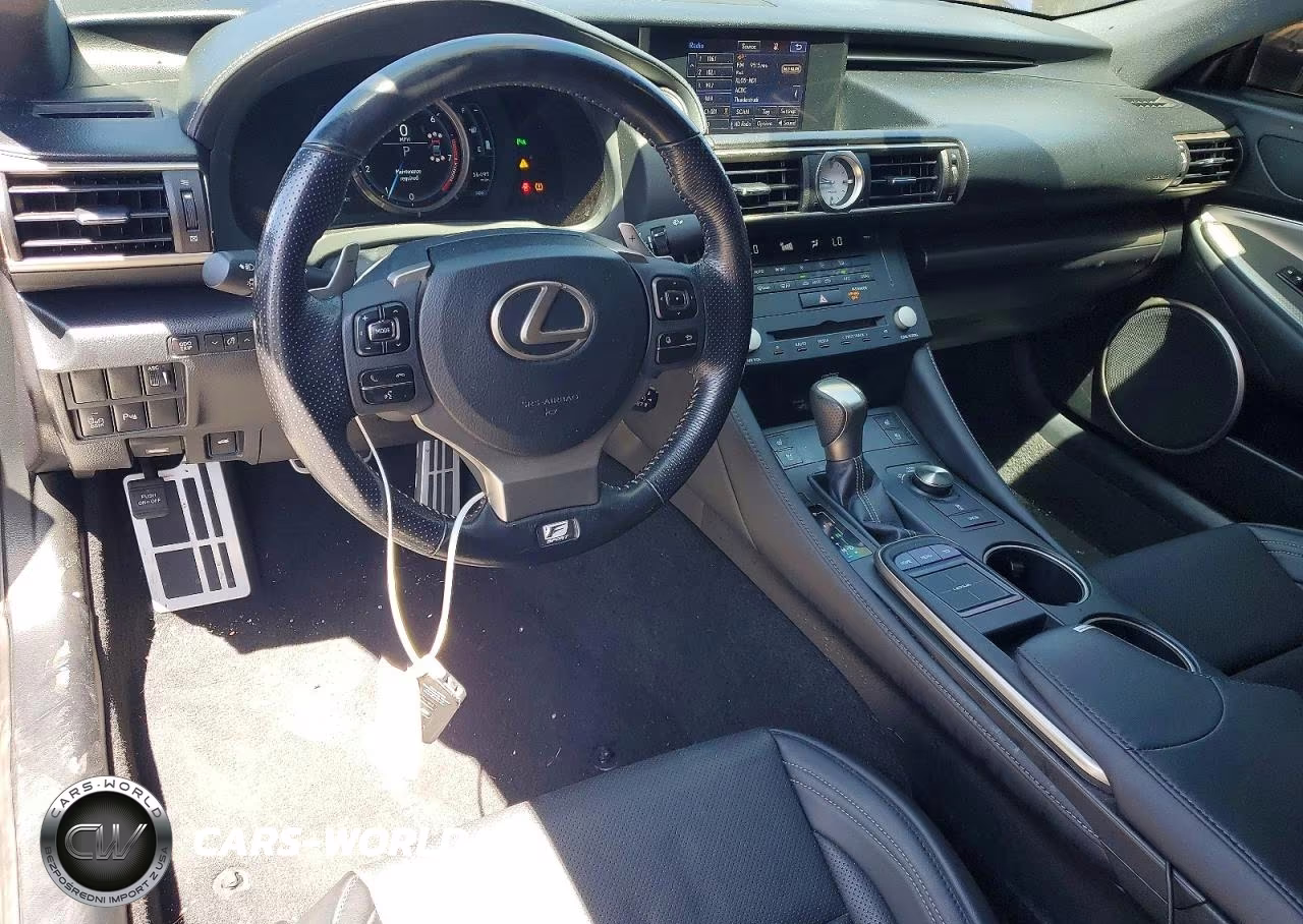 2016 Lexus Rc 350 VIN:JTHHE5BC7G5011808 - 8