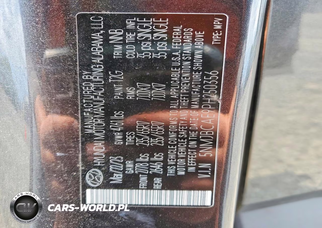 2023 Hyundai Tucson Sel VIN:5NMJBCAE9PH250356 - 13
