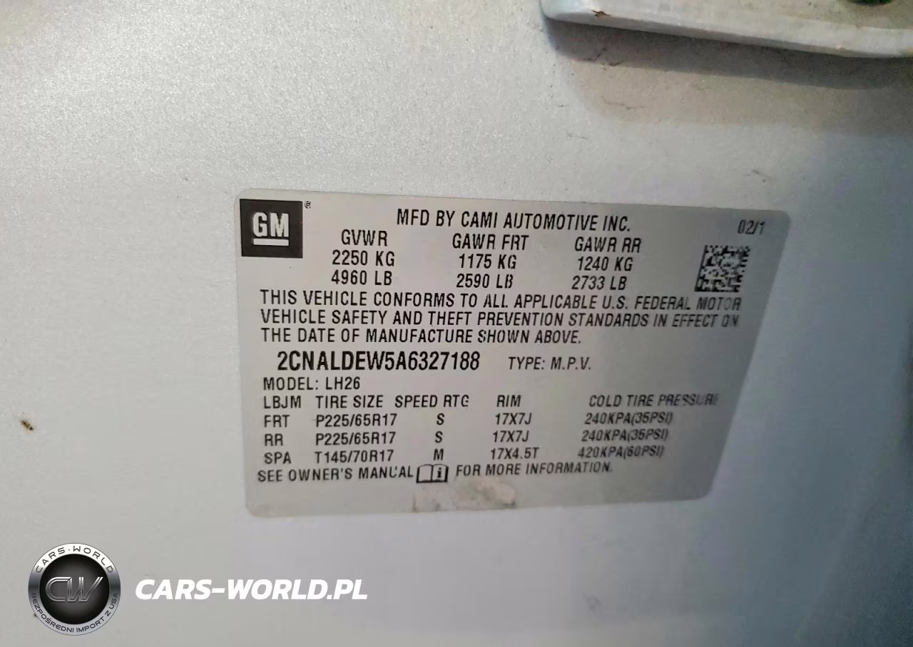 2010 Chevrolet Equinox Lt VIN:2CNALDEW5A6327188 - 13
