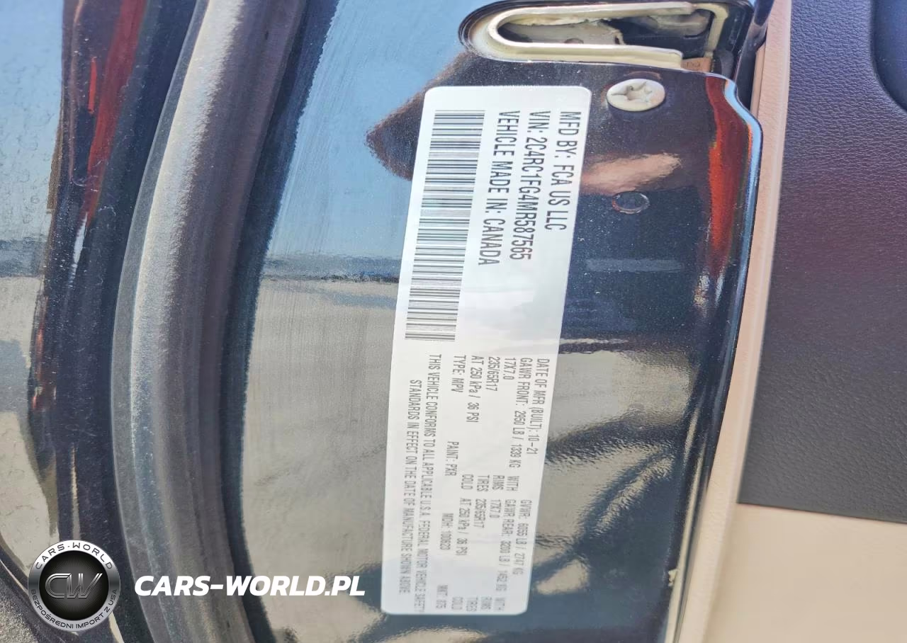 2021 Chrysler Pacifica Touring VIN:2C4RC1FG4MR587565 - 13
