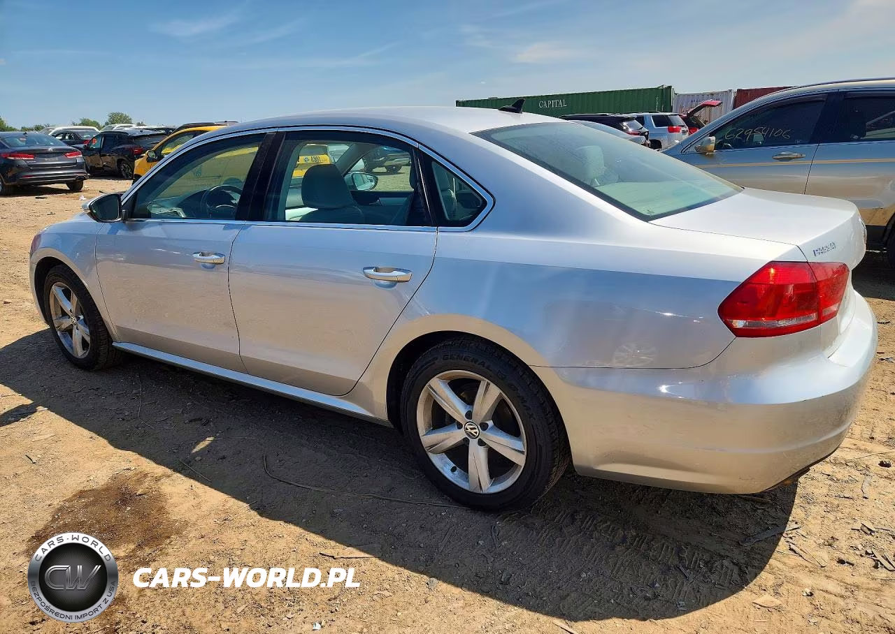2012 Volkswagen Passat Se VIN:1VWBP7A30CC070247 - 2
