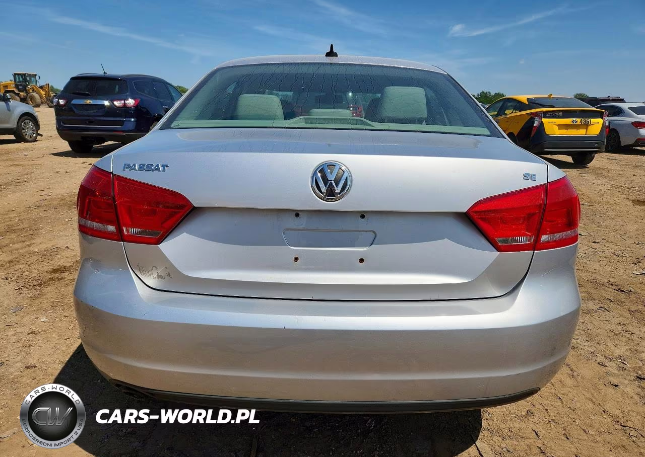 2012 Volkswagen Passat Se VIN:1VWBP7A30CC070247 - 6
