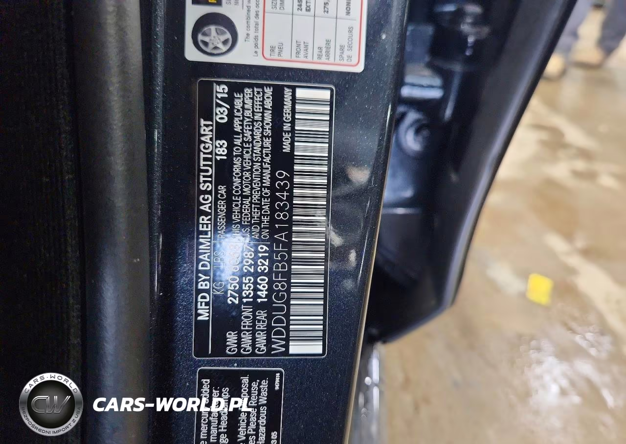 2015 Mercedes-Benz S 550 4Matic VIN:WDDUG8FB5FA183439 - 12