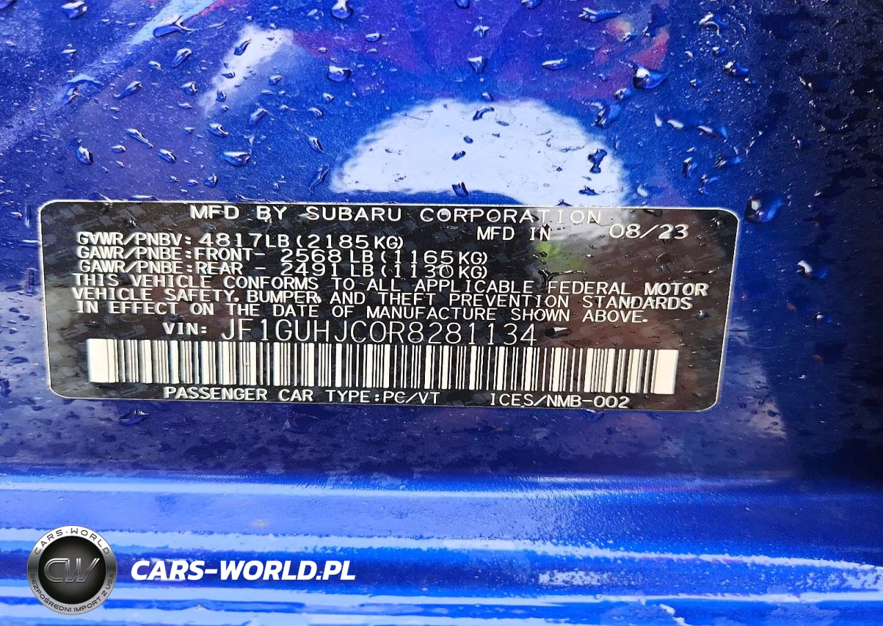 2024 Subaru Impreza Rs VIN:JF1GUHJC0R8281134 - 12