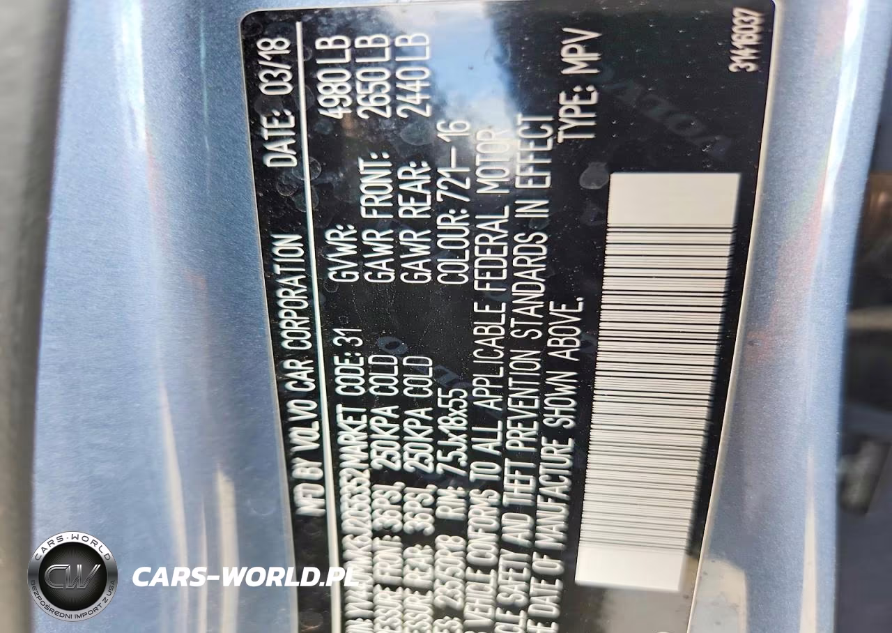 2018 Volvo V60 Cross Country Premier VIN:YV440MWK6J2056352 - 13
