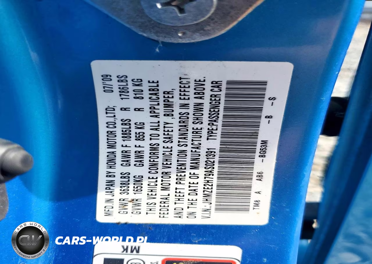 2010 Honda Insight Ex VIN:JHMZE2H79AS021391 - 14