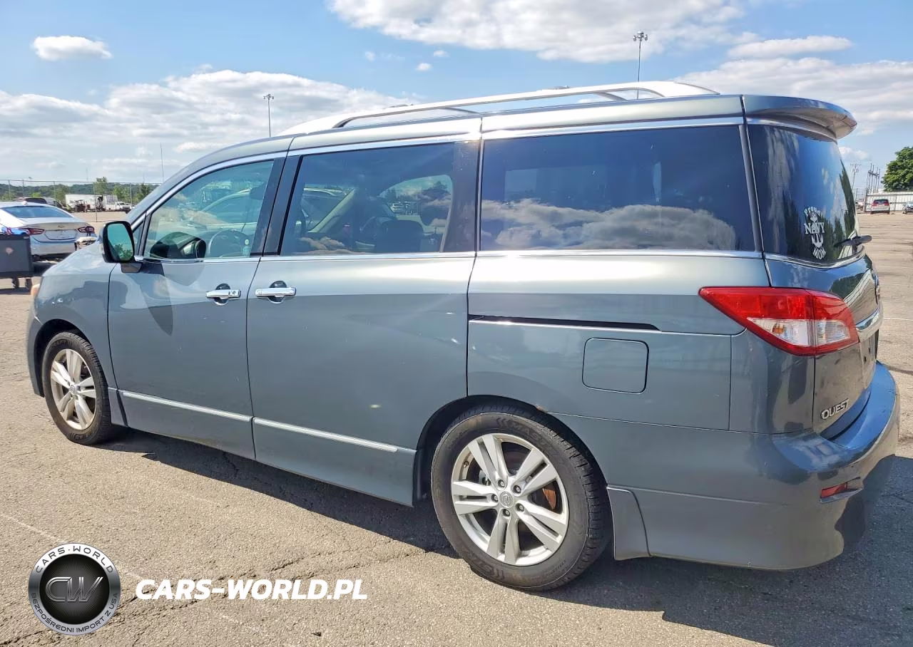 2012 Nissan Quest 3.5 S VIN:JN8AE2KP6C9033777 - 2