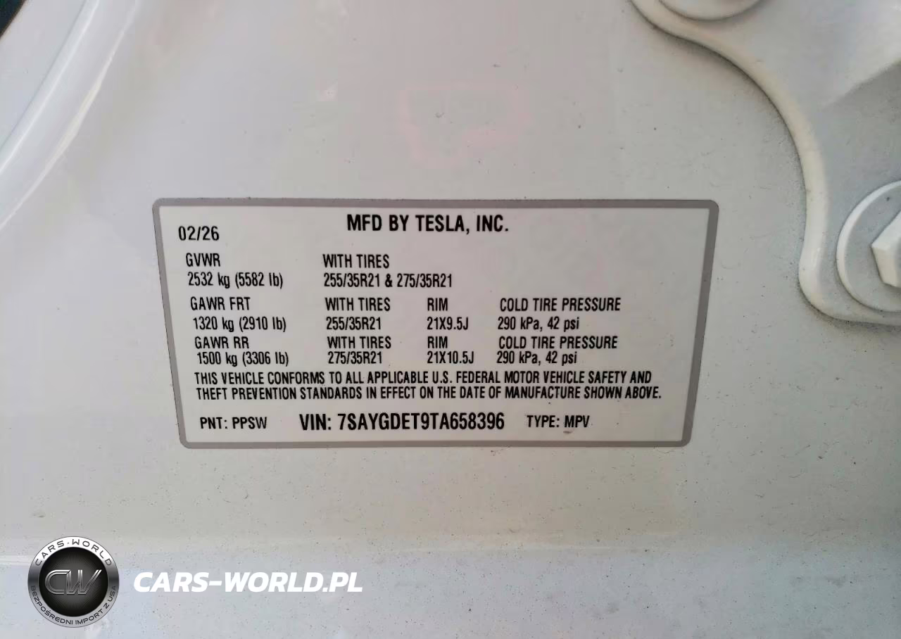 2026 Tesla Model Y VIN:7SAYGDET9TA658396 - 12