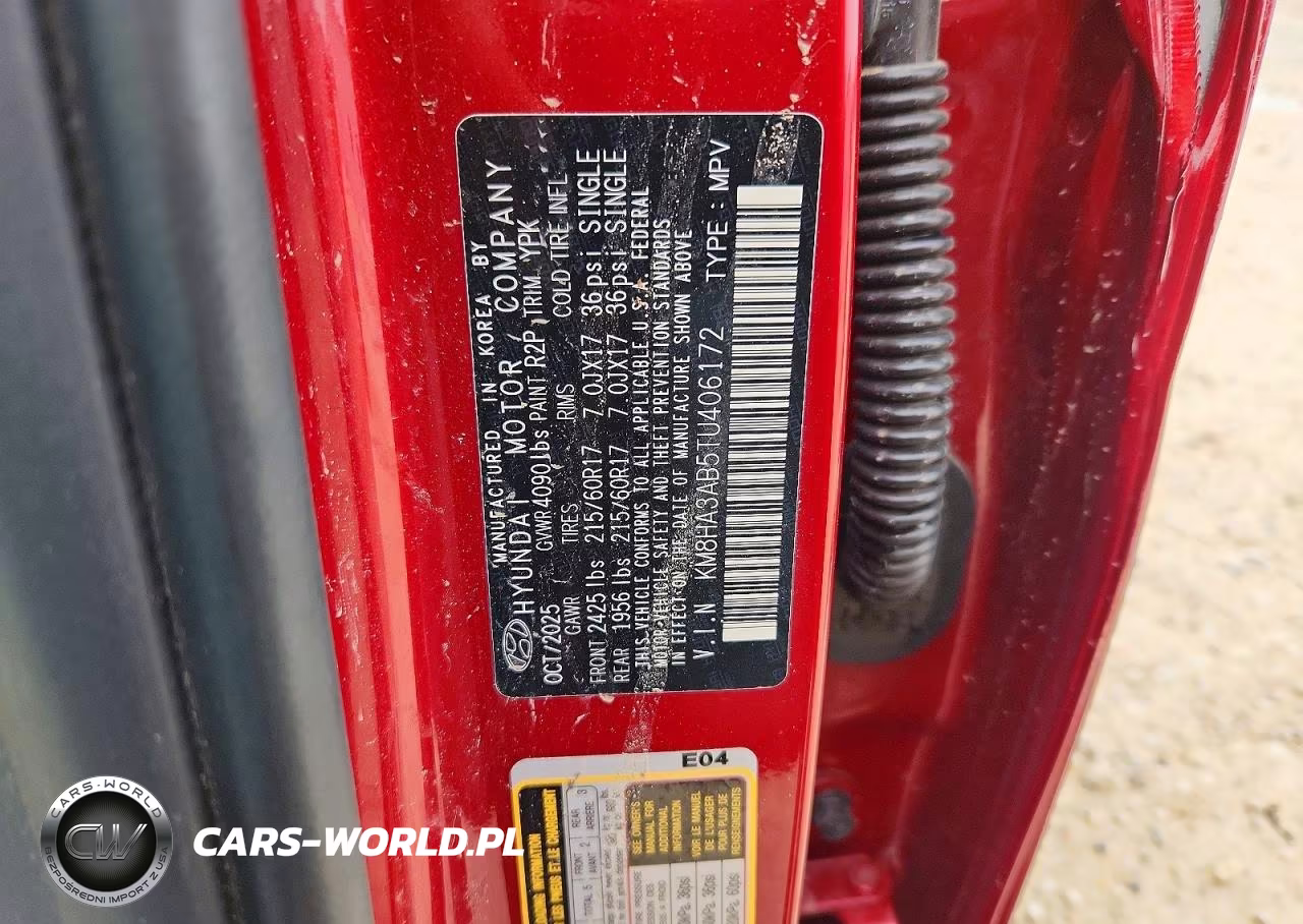 2026 Hyundai Kona Se VIN:KM8HA3AB5TU406172 - 13