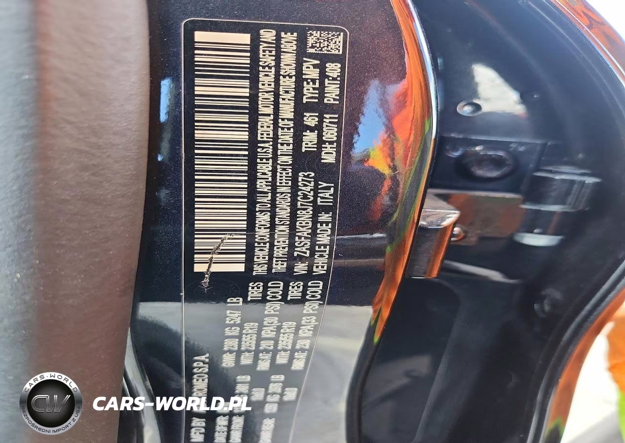 2018 Alfa Romeo Stelvio Ti VIN:ZASFAKBN8J7C24273 - 13