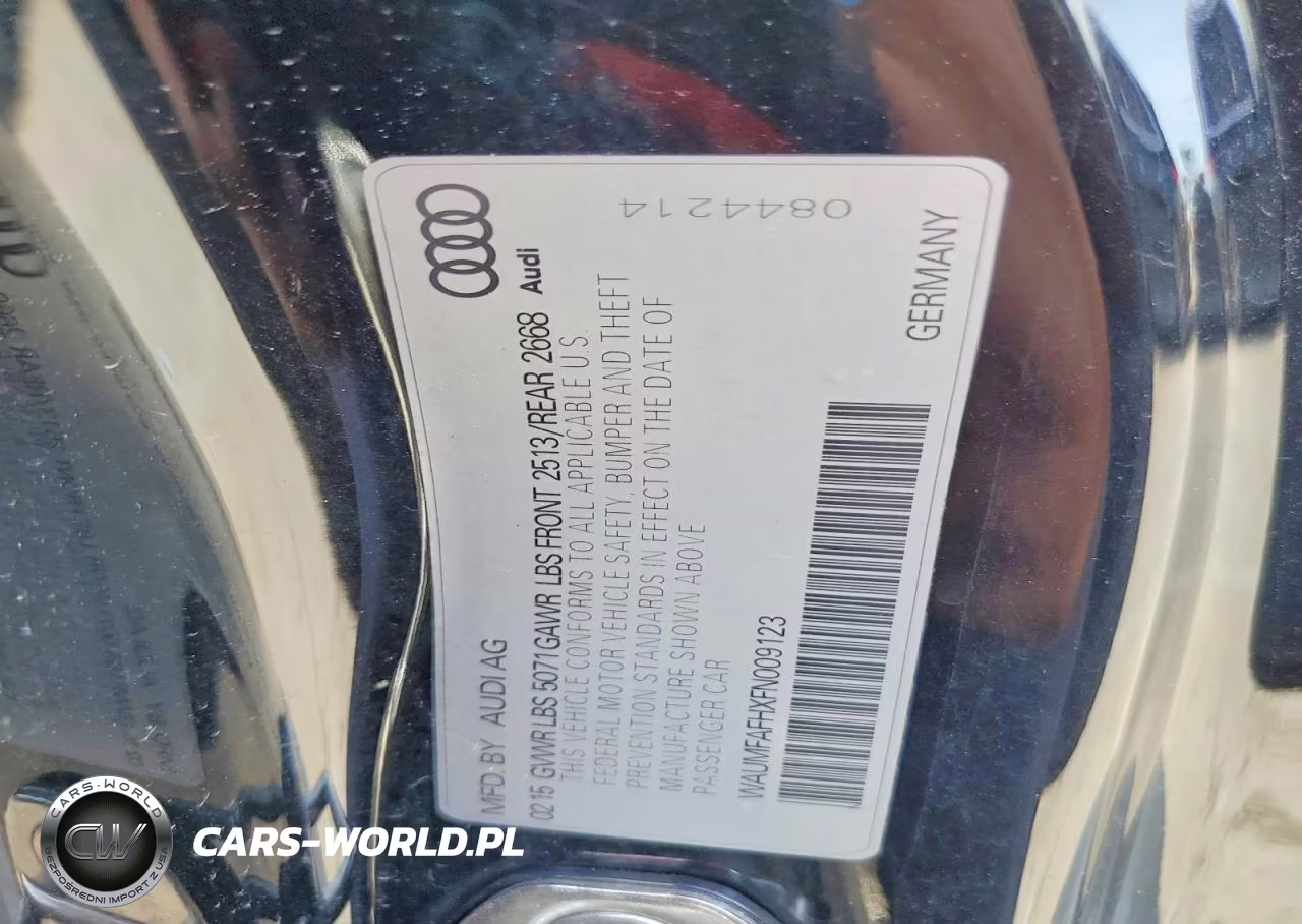 2015 Audi A5 Premium Plus VIN:WAUMFAFHXFN009123 - 12
