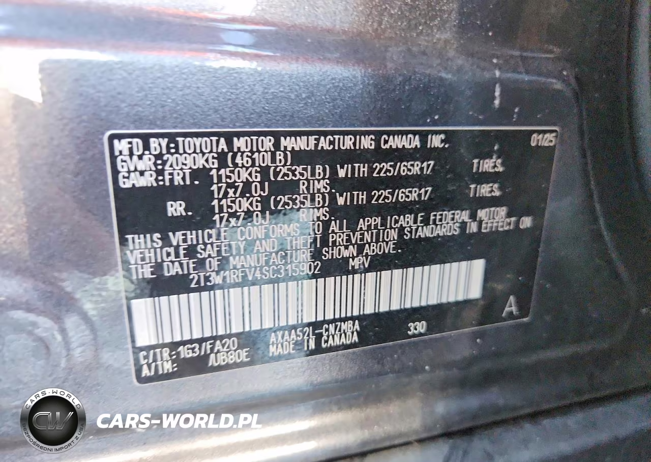 2025 Toyota Rav4 Xle VIN:2T3W1RFV4SC315902 - 14