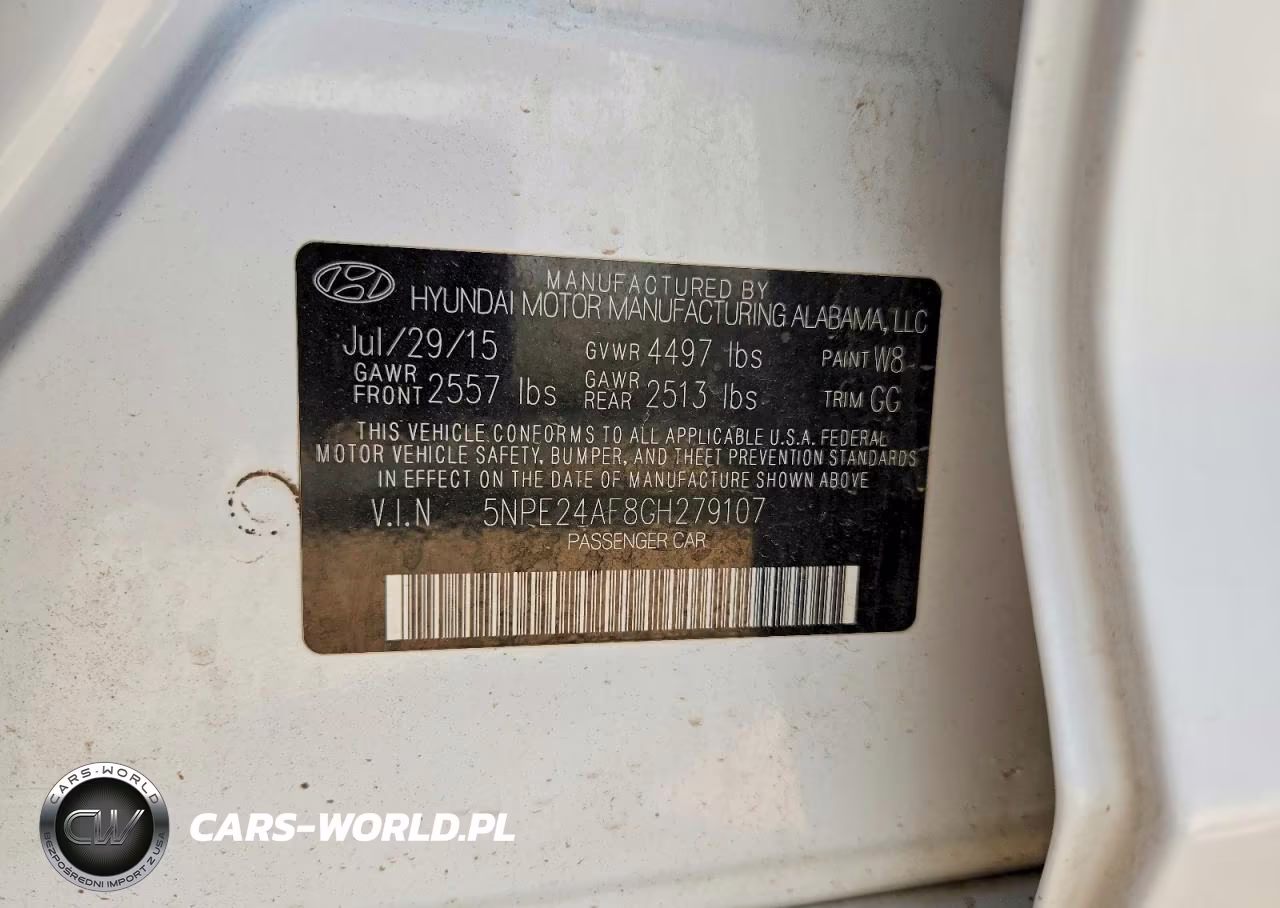 2016 Hyundai Sonata Se VIN:5NPE24AF8GH279107 - 13
