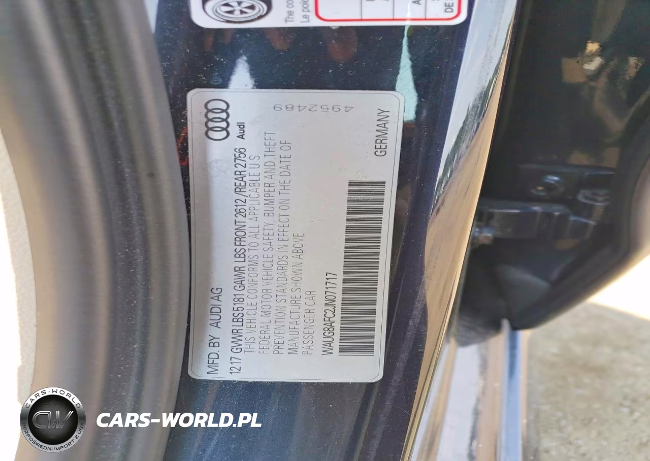 2018 Audi A6 Premium Plus VIN:WAUG8AFC2JN071717 - 12