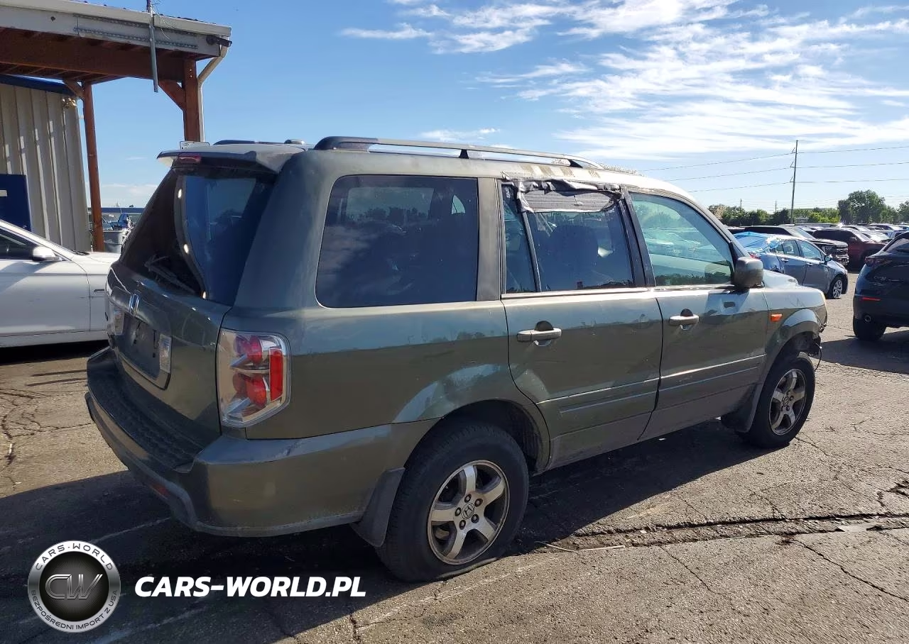 2006 Honda Pilot Ex VIN:5FNYF18666B021378 - 3