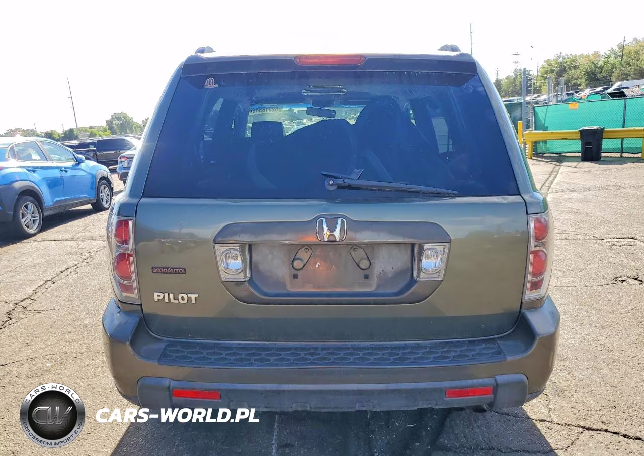 2006 Honda Pilot Ex VIN:5FNYF18666B021378 - 6