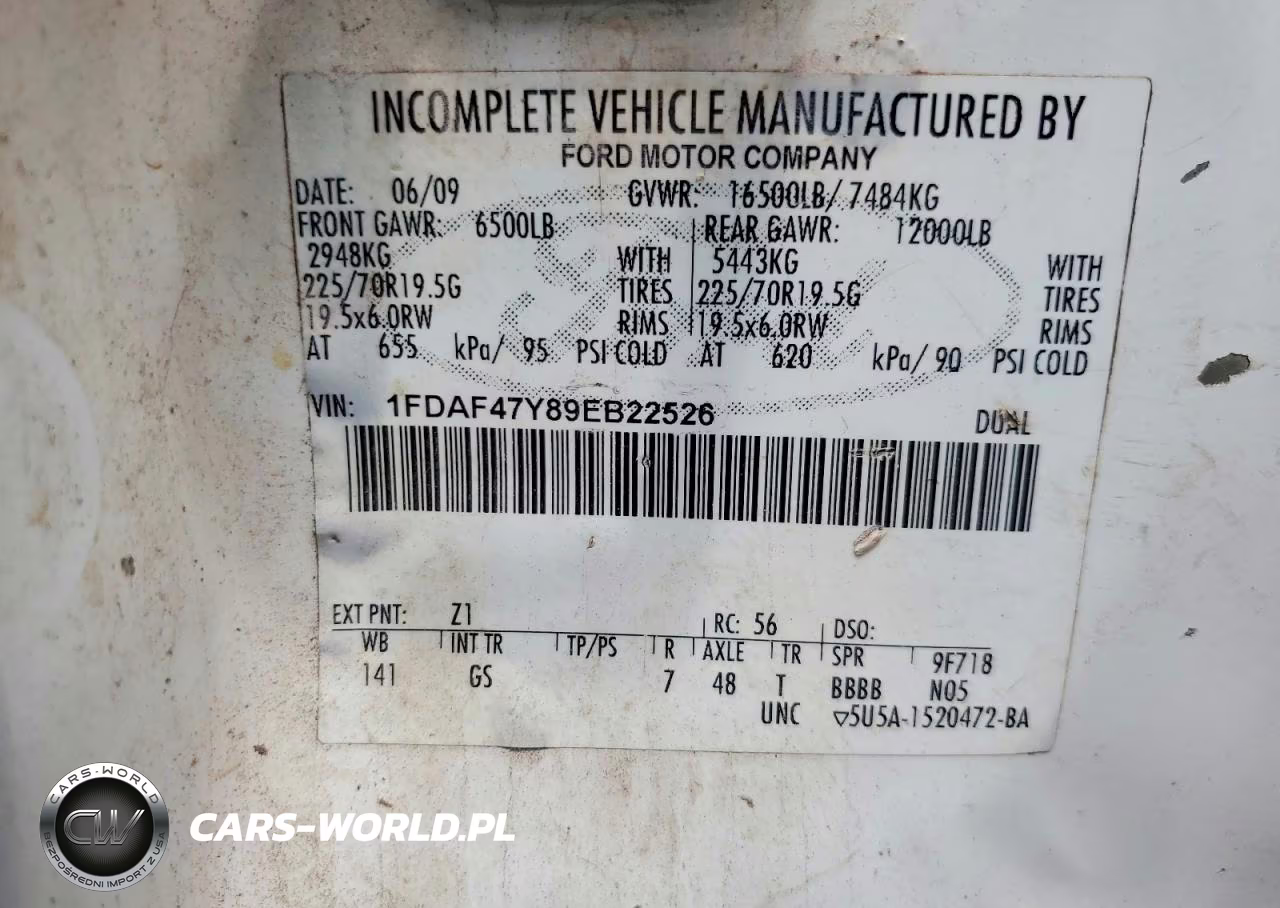 2009 Ford F450 Super Duty Bucket Truck VIN:1FDAF47Y89EB22526 - 11
