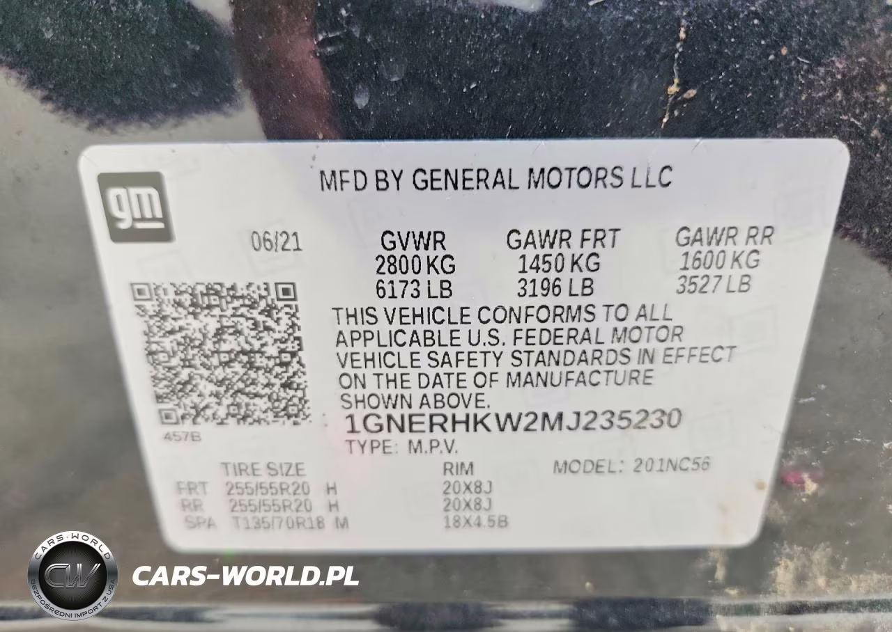 2021 Chevrolet Traverse Lt VIN:1GNERHKW2MJ235230 - 14