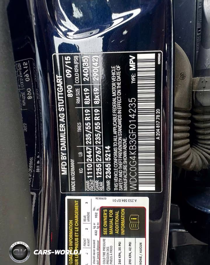 2016 Mercedes-Benz Glc 300 4Matic VIN:WDC0G4KB3GF014235 - 10