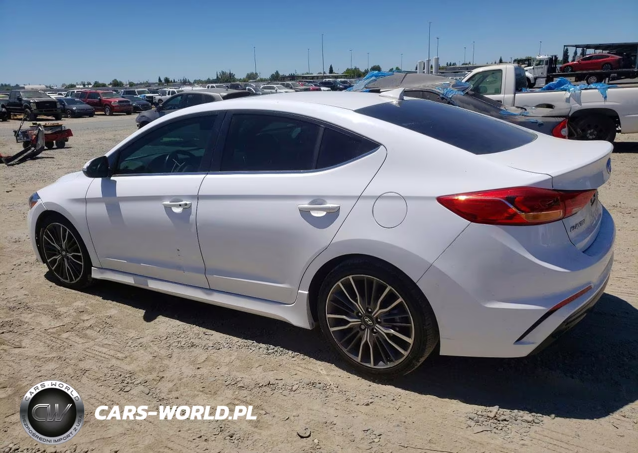 2018 Hyundai Elantra Sport VIN:KMHD04LB9JU599346 - 2
