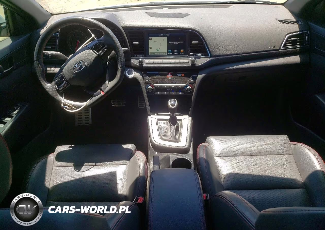 2018 Hyundai Elantra Sport VIN:KMHD04LB9JU599346 - 8
