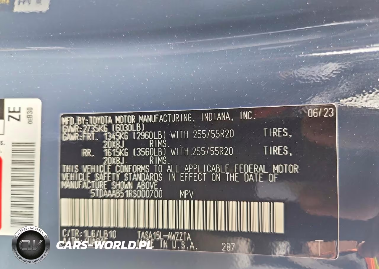 2024 Toyota Grand Highlander Platinum VIN:5TDAAAB51RS000700 - 14