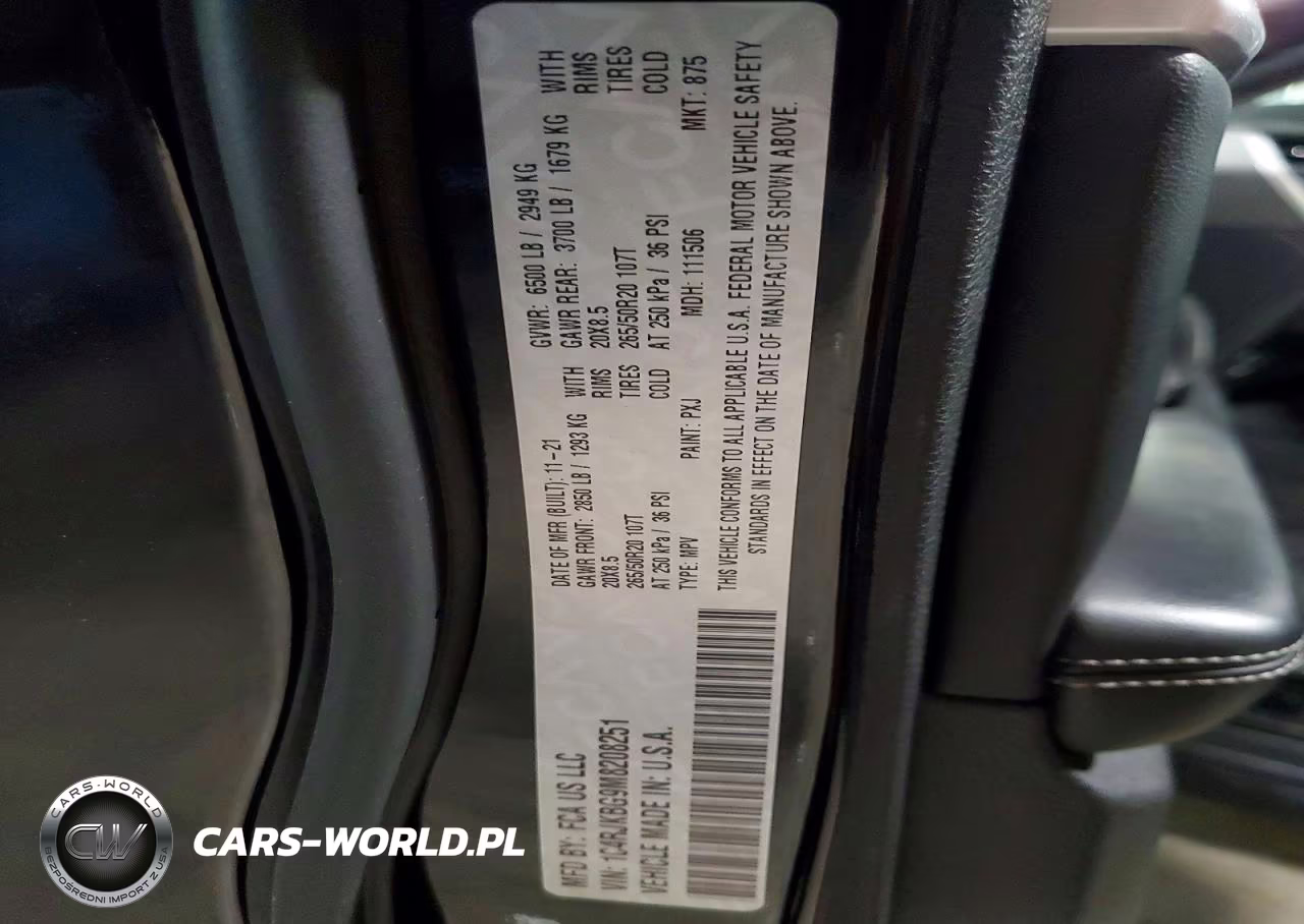 2021 Jeep Grand Cherokee L Limited VIN:1C4RJKBG9M8208251 - 13