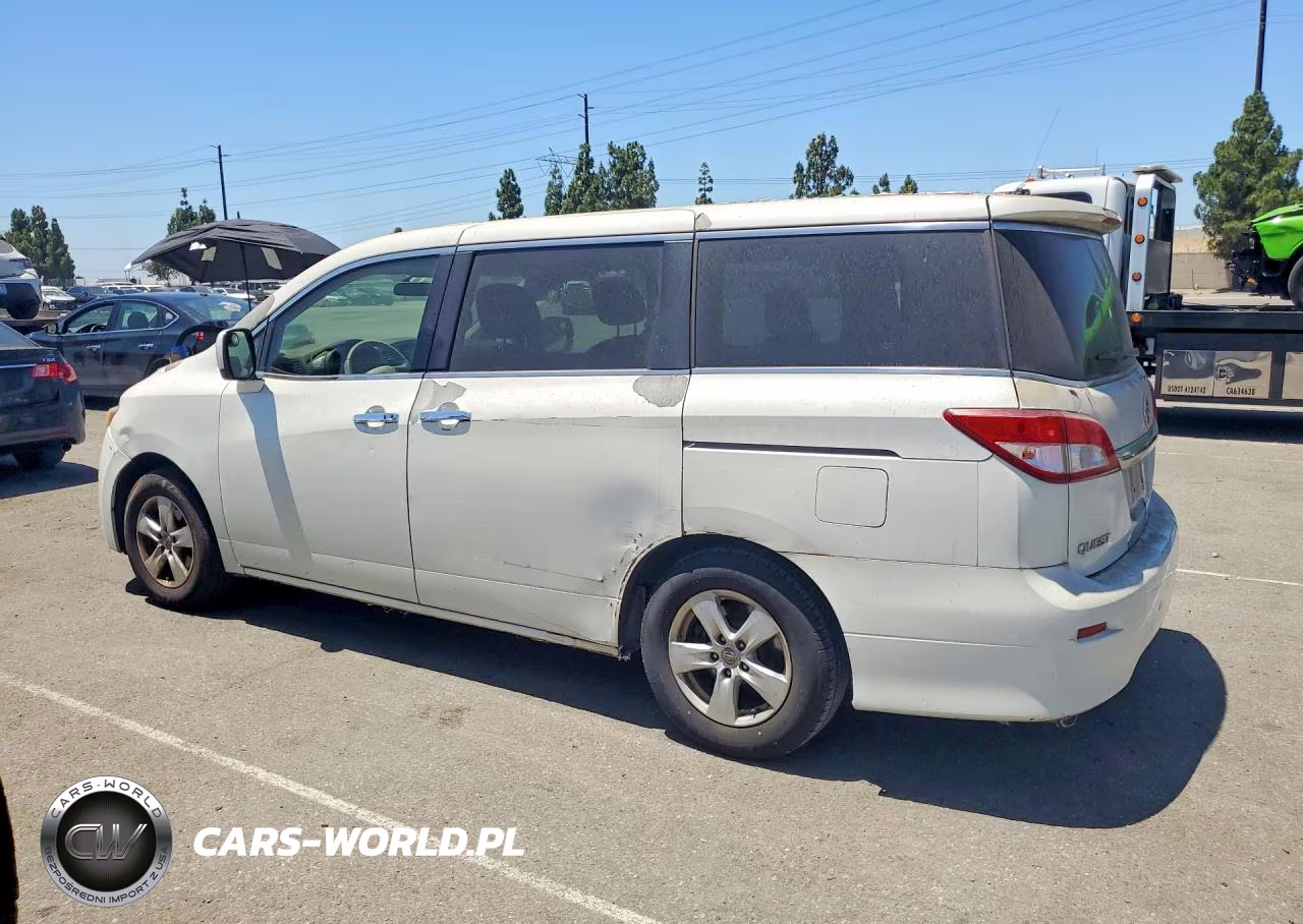 2012 Nissan Quest 3.5 S VIN:JN8AE2KP1C9049174 - 2