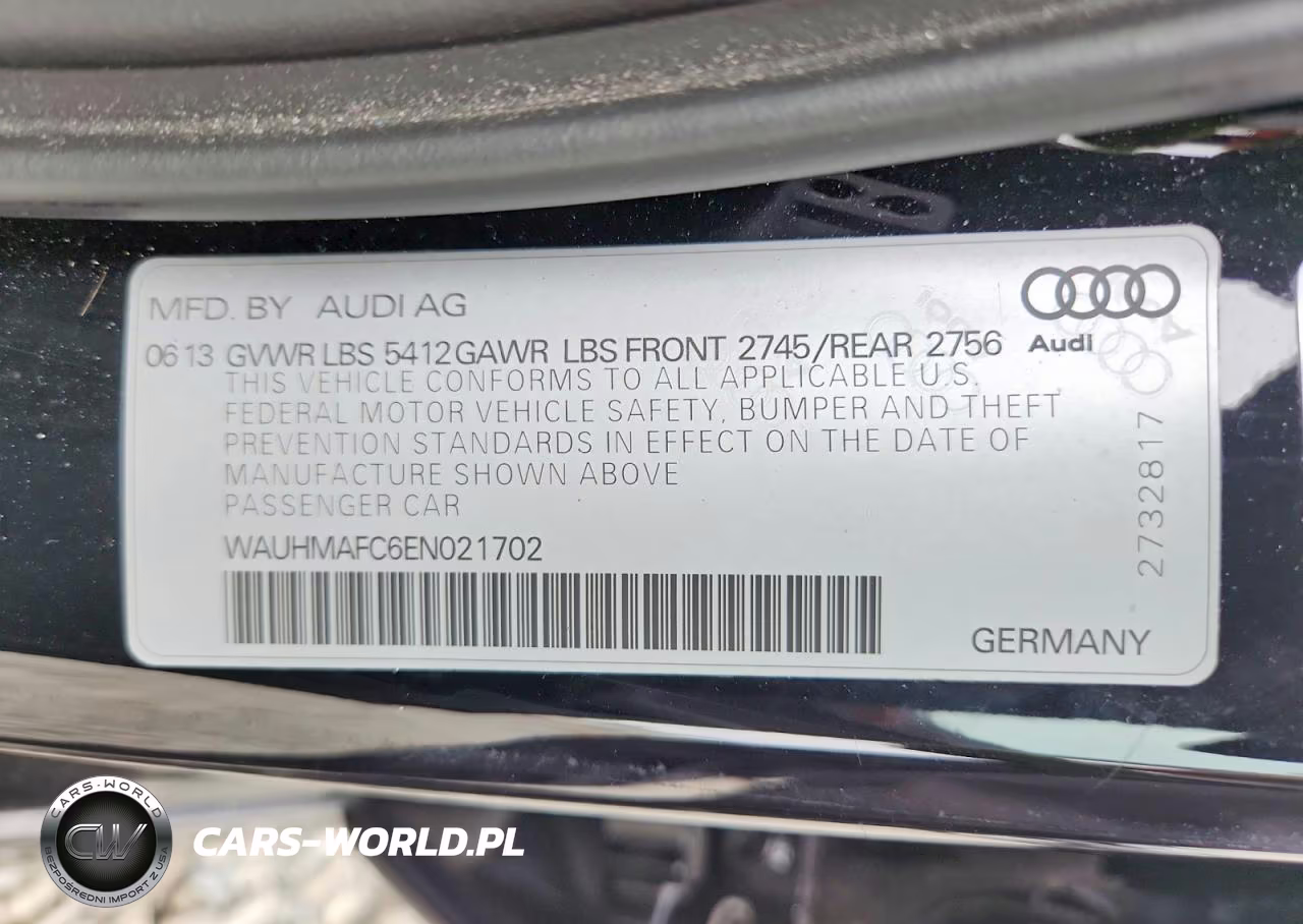 2014 Audi A6 Prestige VIN:WAUHMAFC6EN021702 - 12