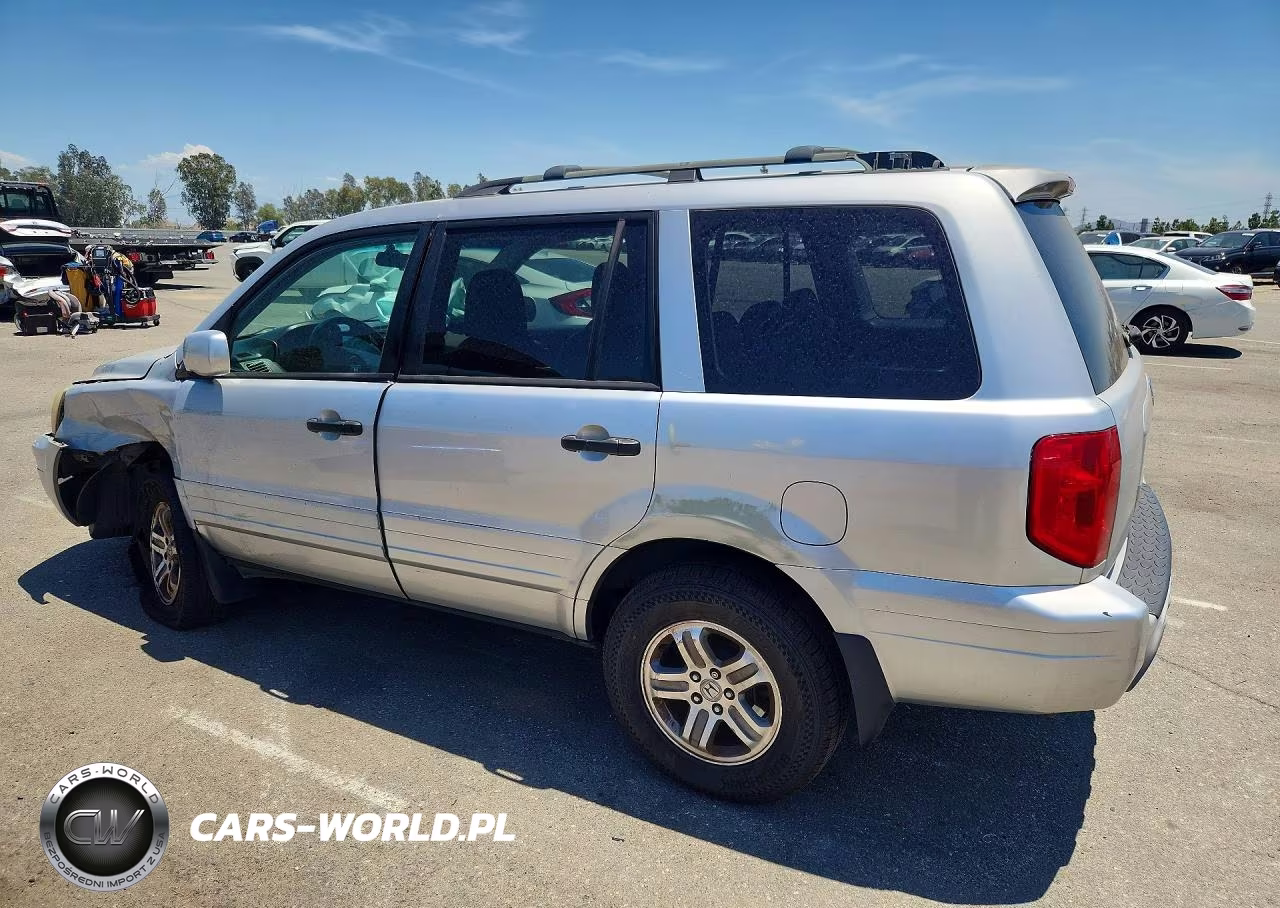 2003 Honda Pilot Exl VIN:2HKYF18633H532544 - 2