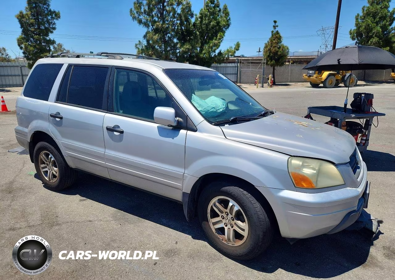 2003 Honda Pilot Exl VIN:2HKYF18633H532544 - 4