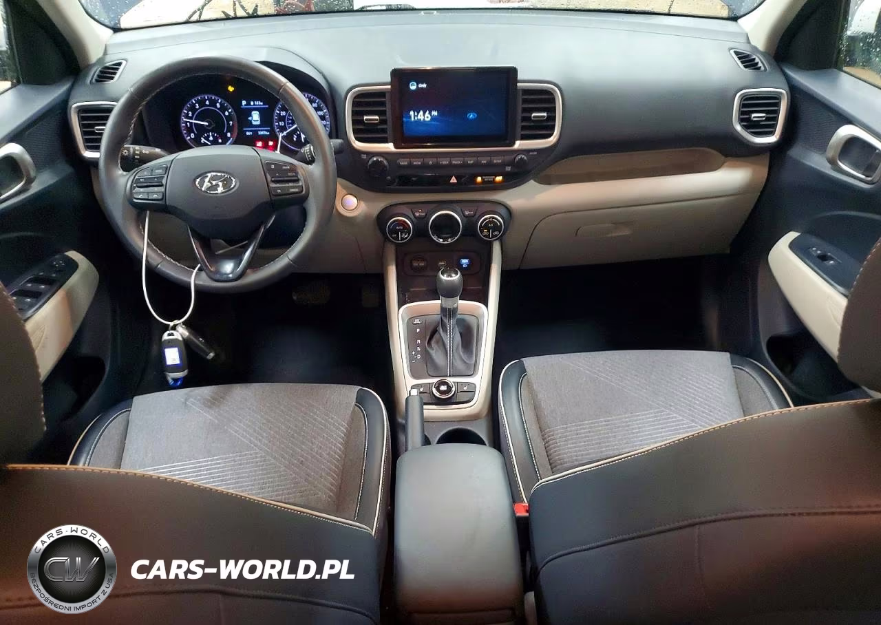 2021 Hyundai Venue Denim VIN:KMHRC8A36MU104704 - 8