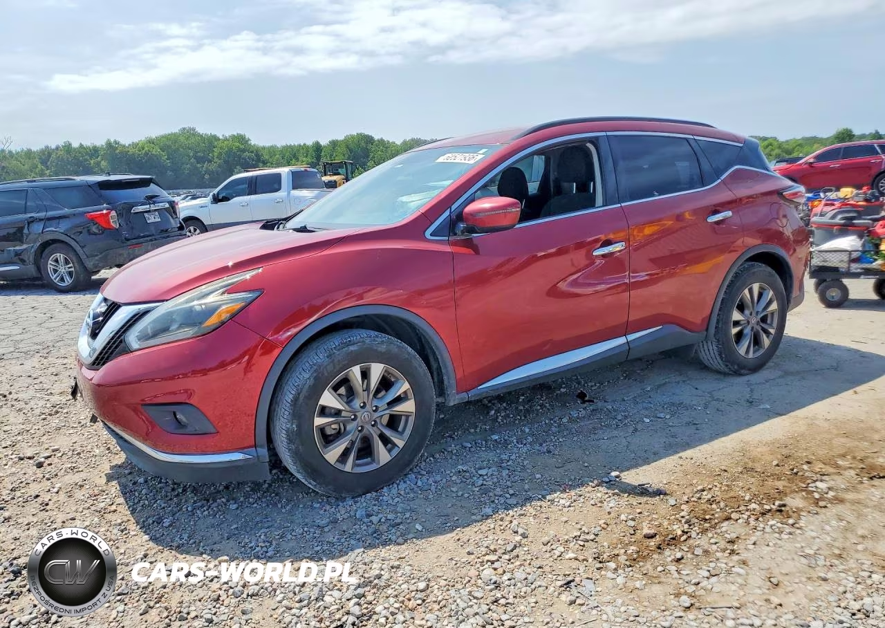 2018 Nissan Murano Sv VIN:5N1AZ2MH4JN134628 - 1