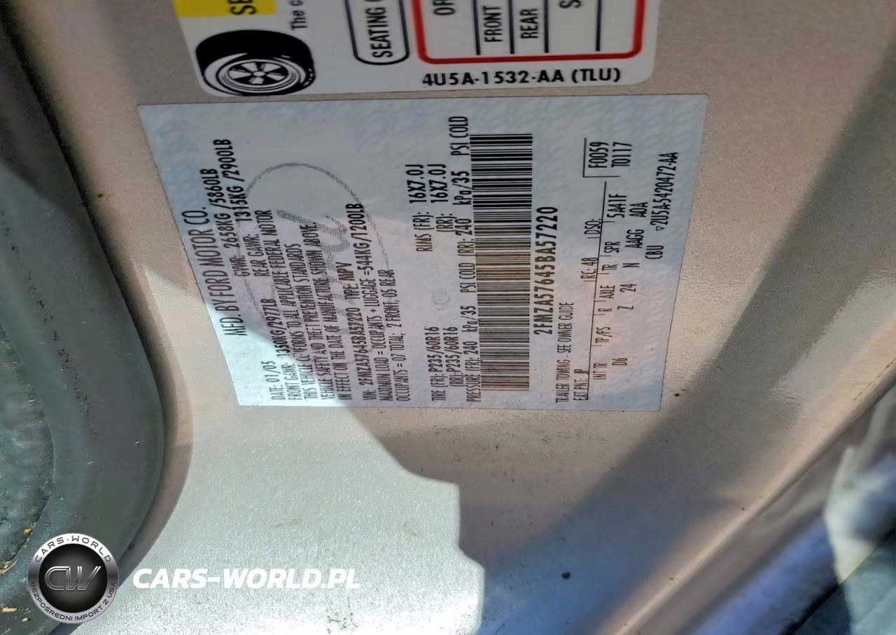 2005 Ford Freestar Ses VIN:2FMZA57645BA57220 - 13