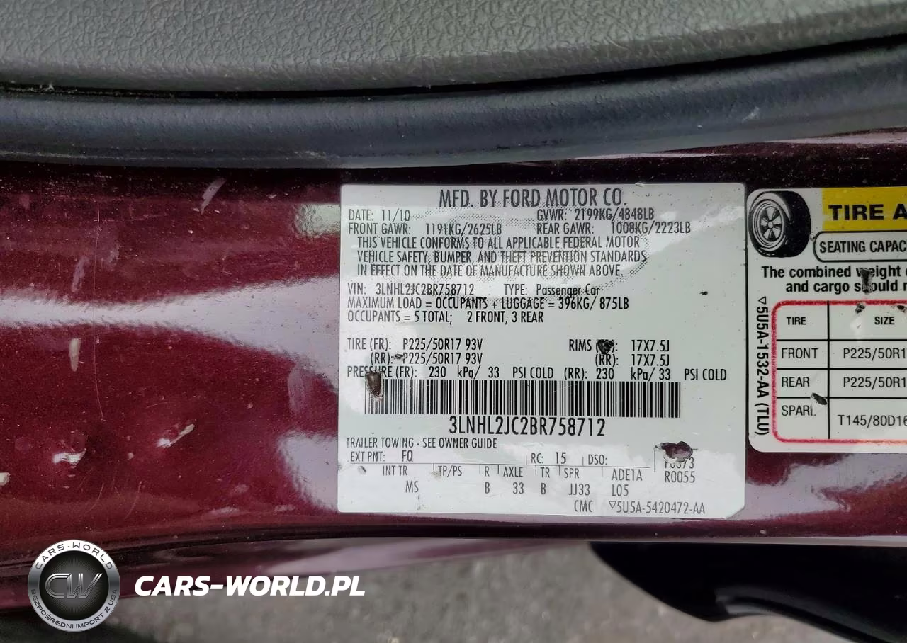 2011 Lincoln Mkz VIN:3LNHL2JC2BR758712 - 13