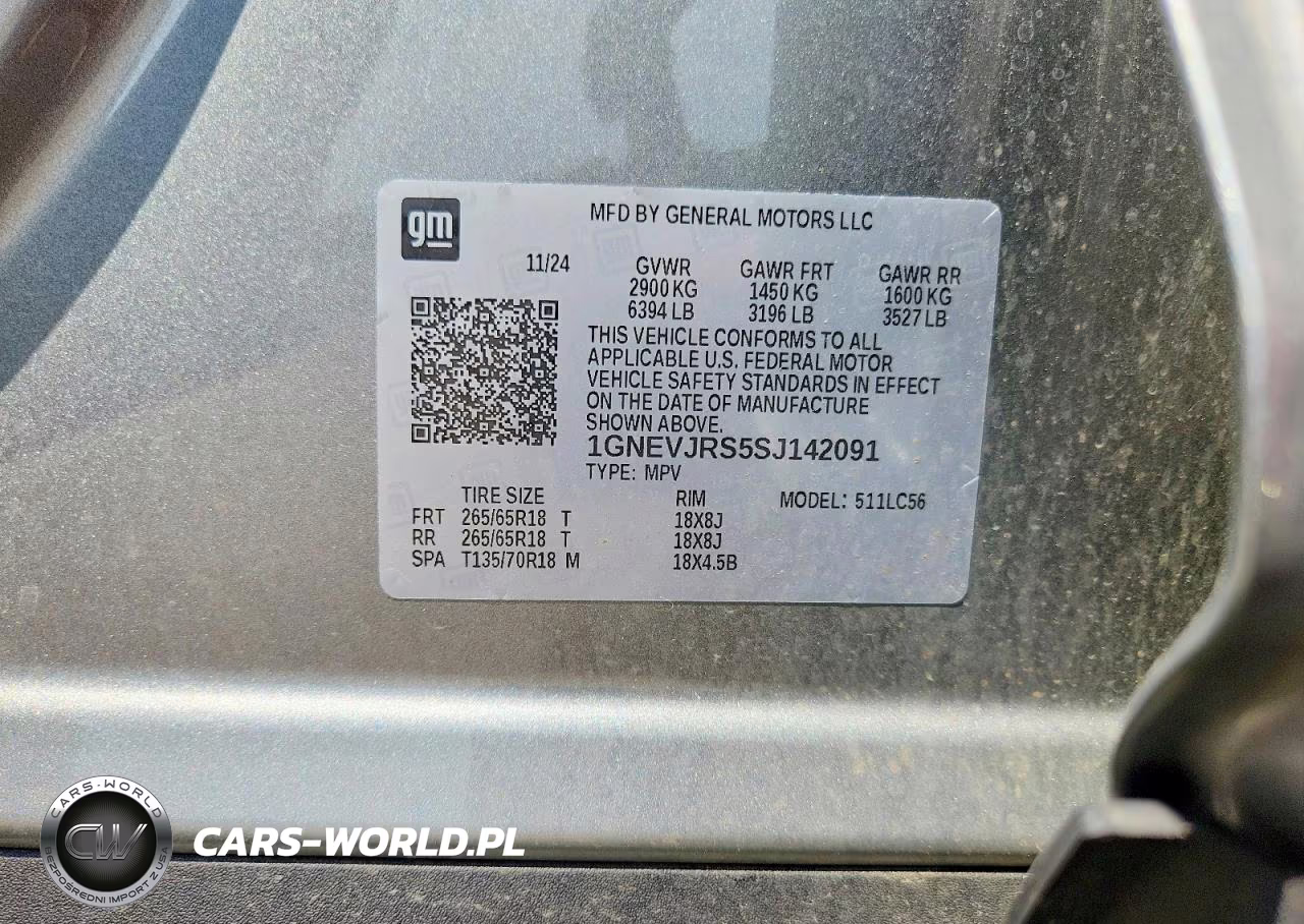 2025 Chevrolet Traverse Z71 VIN:1GNEVJRS5SJ142091 - 14
