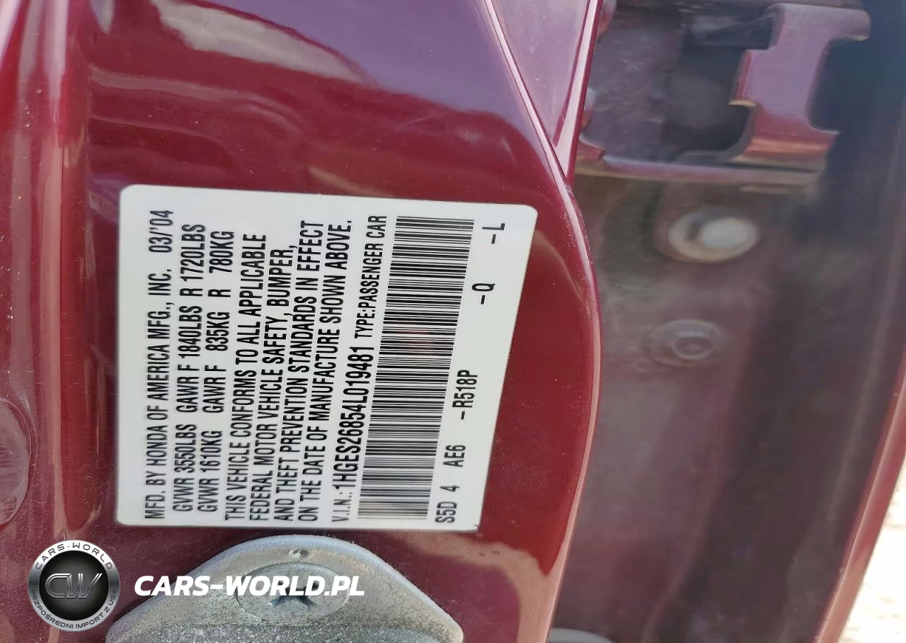 2004 Honda Civic Ex VIN:1HGES26854L019481 - 12