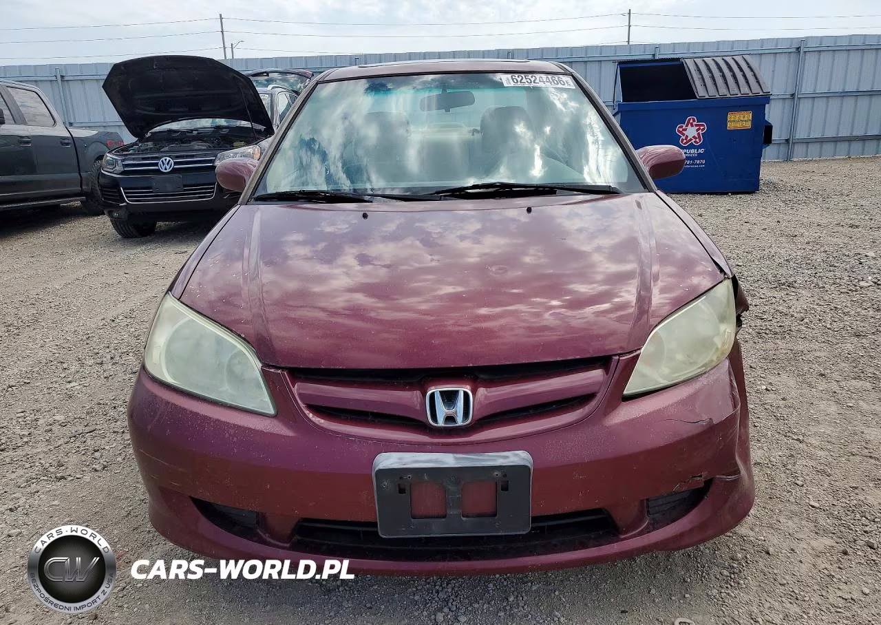 2004 Honda Civic Ex VIN:1HGES26854L019481 - 5
