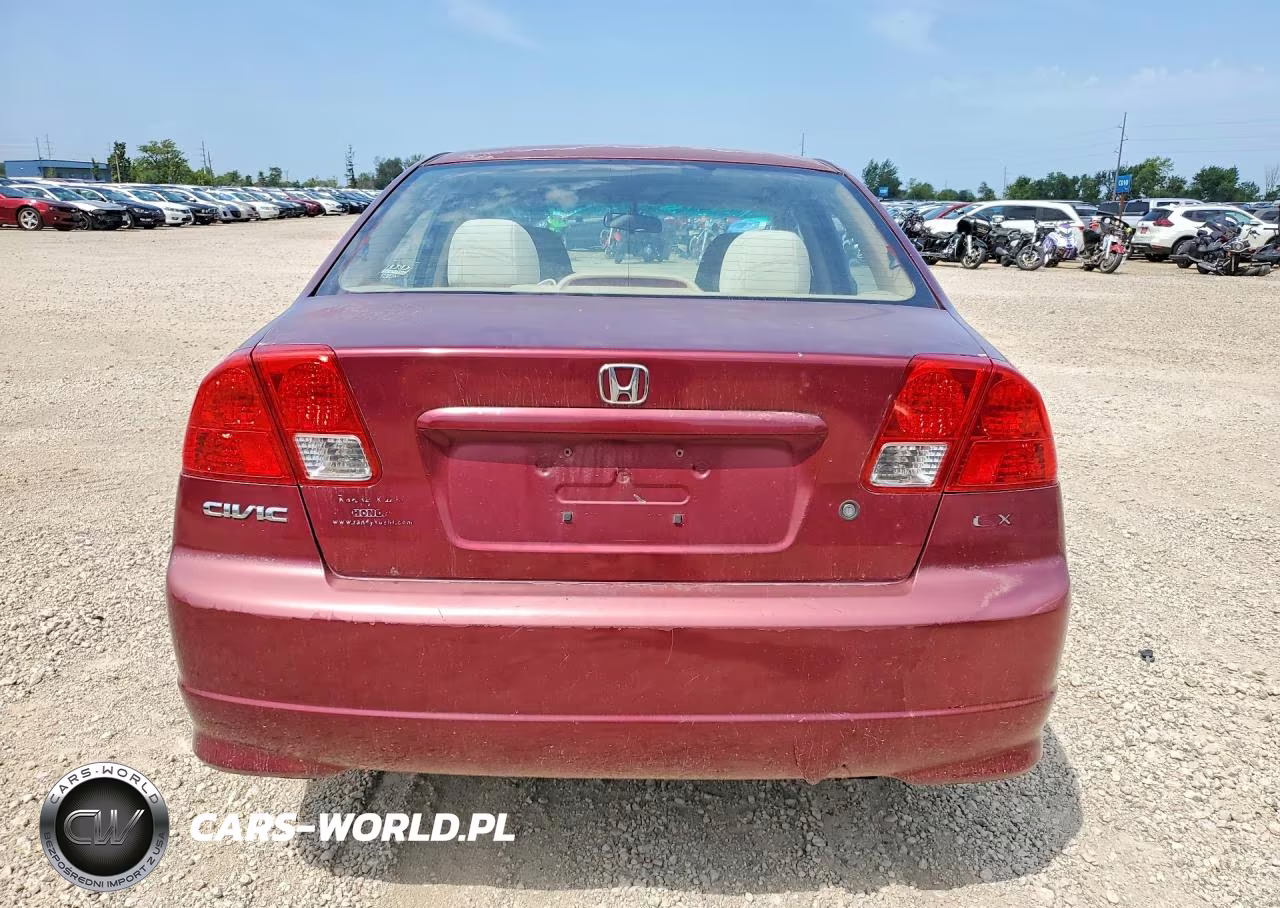 2004 Honda Civic Ex VIN:1HGES26854L019481 - 6