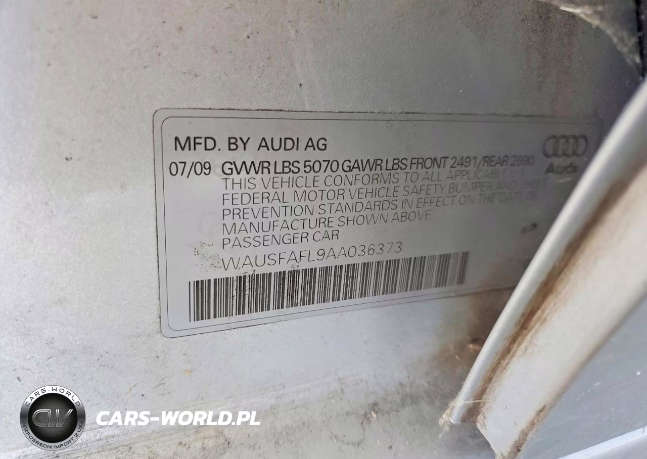 2010 Audi A4 Premium VIN:WAUSFAFL9AA036373 - 12