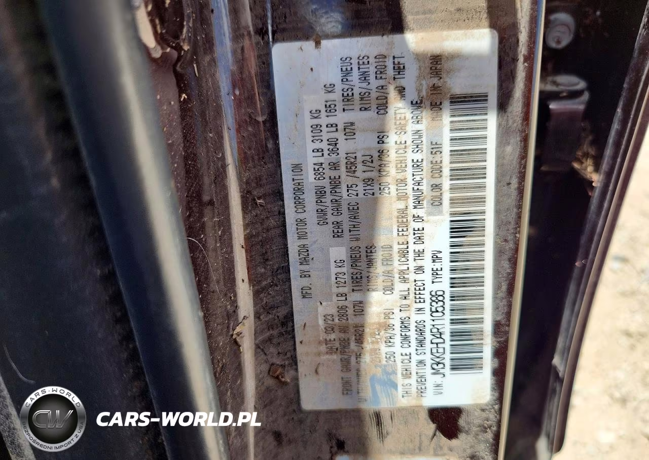 2024 Mazda Cx-90 Premium Plus VIN:JM3KKEHD4R1105386 - 12