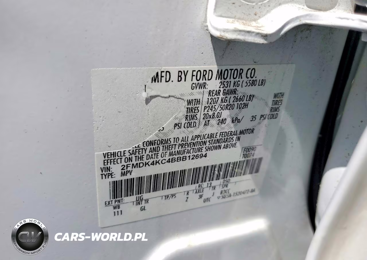 2011 Ford Edge Limited VIN:2FMDK4KC4BBB12694 - 13