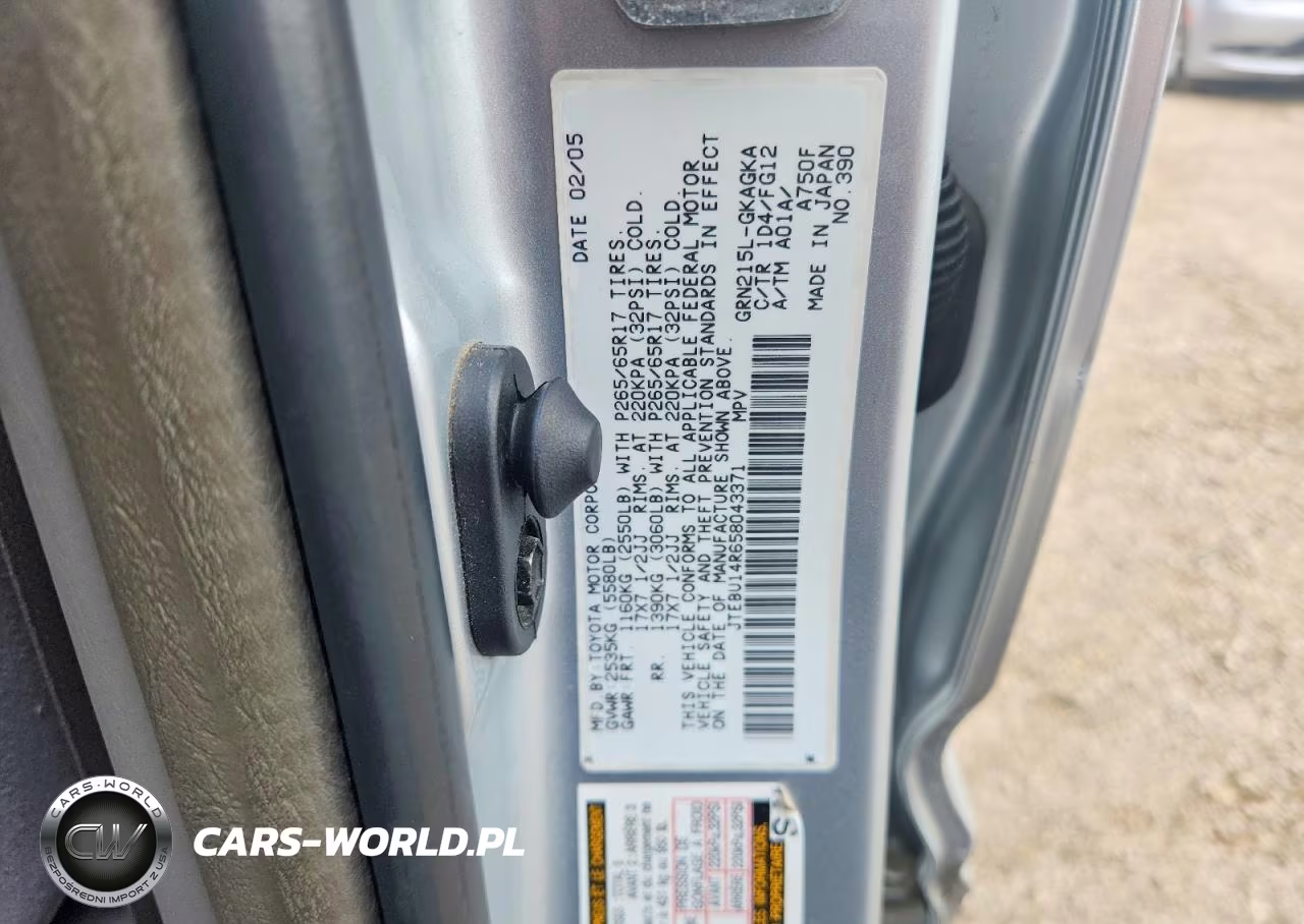 2005 Toyota 4Runner Sr5 VIN:JTEBU14R658043371 - 12
